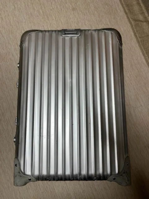 Rimowa Topaz Topas Silver Integral 31L Alumium 2-wheels Carry Case Suitcase