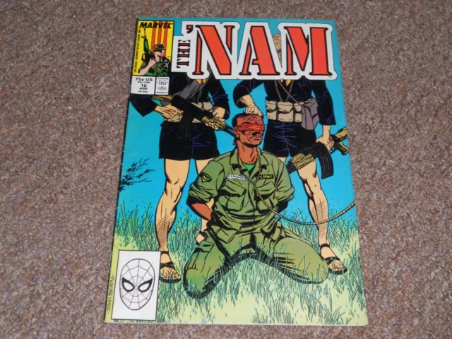 1986 The 'Nam Marvel Comic Book #16-Nice!!!
