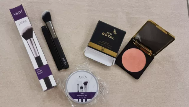 Jafra Beauty Set: Luxury Blush und  Blush Brush und Pinselreiniger