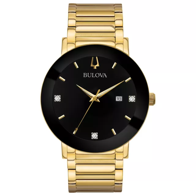Bulova Futuro Men's Quartz Diamond Accent Date Indicator 42mm Watch 97D116 Bulova Futuro Men's Quartz Diamond Accent Date Indicator 42mm Watch 97D116