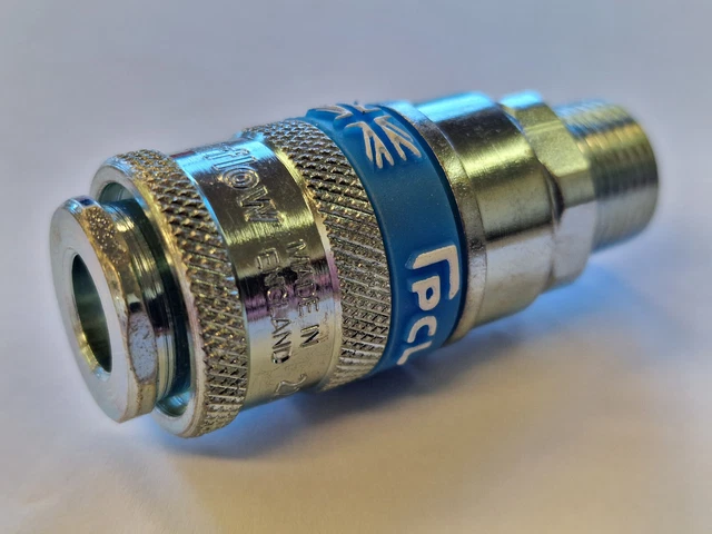 PCL Standard Airflow Quick Release Couplings with Male Tapered BSP Threads
