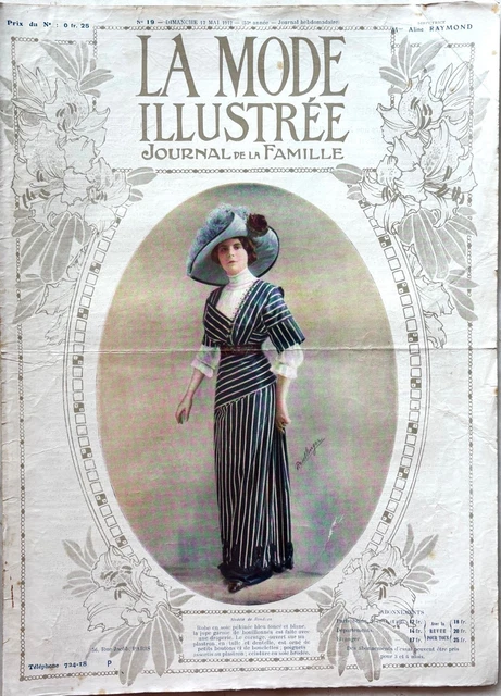 LA MODE ILLUSTRÉE - 53 n° année 1882 complète - gravures, patrons