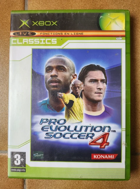 Jeu Pro Evolution Soccer 4 (PES 4) Complet Pour Xbox Originale - Version FR