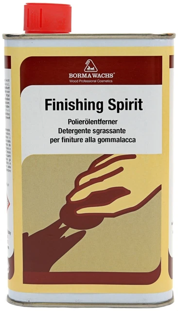(19,90 EUR/l) Schellack Finishing Spirit removedor aceite de pulido tratamiento final 0,5 l