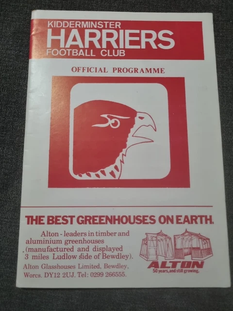 Kidderminster Harriers V Gloucester City Southern Division 1 North October 1978