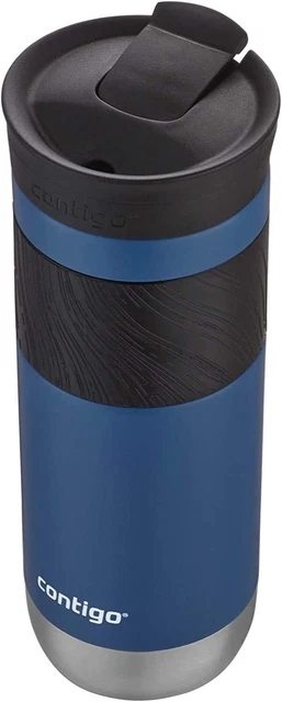 Contigo Byron SnapSeal 2.0 Stainless Steel Insulated Travel Mug, 20oz Blue Corn