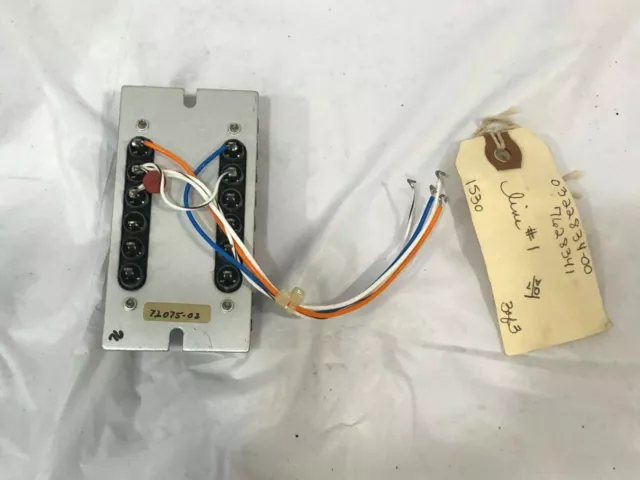 Bently Nevada 72078-02 Wiring Terminal Board PLC Bentley 72075-02 143 7207802