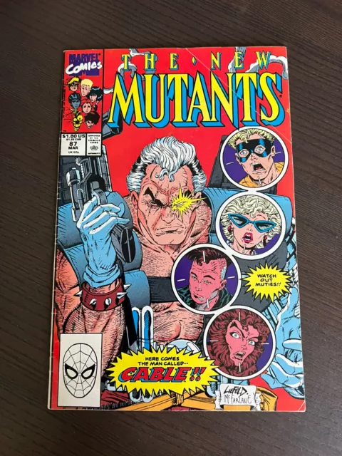 New Mutants #87 First Appearance Of Cable 1St Print Marvel Comics