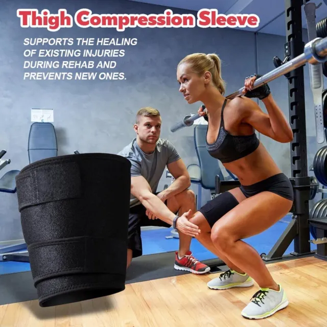 Hamstring Compression Sleeves Thigh Brace leg sleeve Sweat Thigh Slimmer Wrap