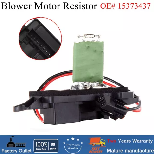 Heater Blower Motor Resistor for Chevy Silverado GMC Cadillac Pickup Truck SUV