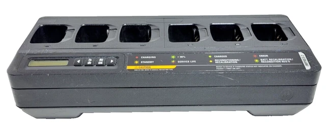MOTOROLA PMPN4283A "IMPRES 2" Multi Six Unit Charger 6 Bay Slot Charger
