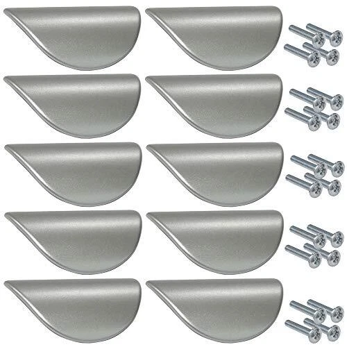 AERZETIX: Lot poignées de tiroir Placard Porte Meuble Armoire Adour Argent Mat e