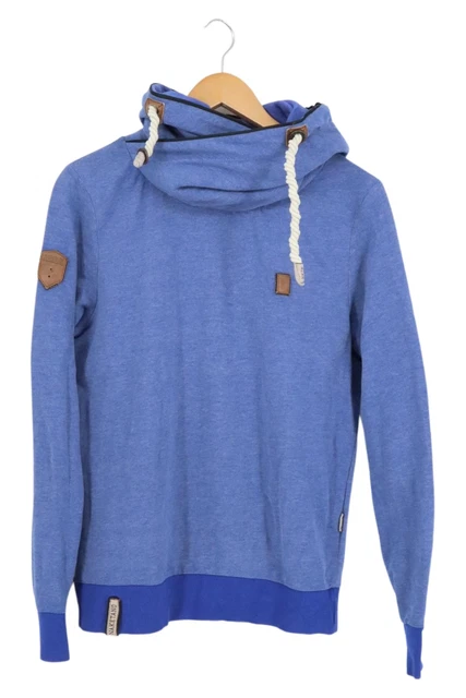 Felpa con cappuccio Naketano uomo blu taglia S