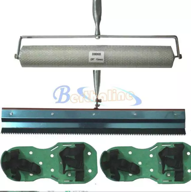 Kit de cemento autonivelante pintura de piso epoxi hoja de rodillo espiga herramientas de construcción