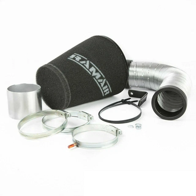 AUTO ANTERIORE PARAURTI Turbo Aria Aspirazione Tubo Turbina Imbuti Di Carbon EUR 35,42 - IT