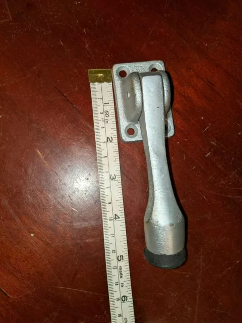 Glynn Johnson Kick Down Door Holder silver 5" NOS