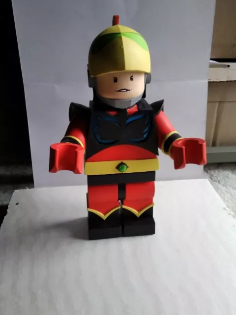 FIGURINE GOLDORAK MÉGA Lego actarus 21 cm, Impression 3d, peint à