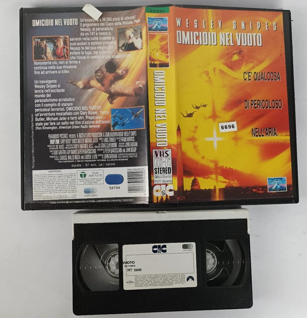 Murder IN Vacuum 1994 VHS Italian Wesley Snipes Gary Busey Yancy Butler Jeter