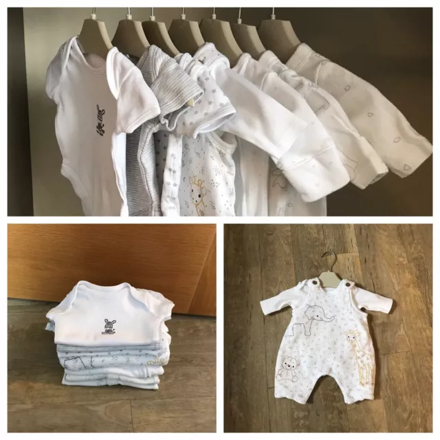 Tiny/Early/ Premature Gender Neutral / Unisex Boy / Girl Baby Clothes Bundle.