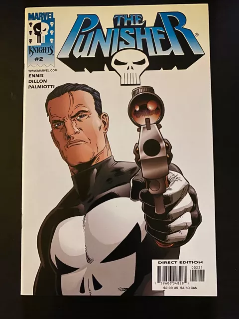 The Punisher #2 (2000) Steve Dillon Variant Cover Marvel Knights Garth Ennis