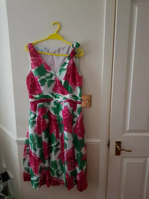 Laura Ashley office  Occasion formal wedding evening flowery dress multi size 14