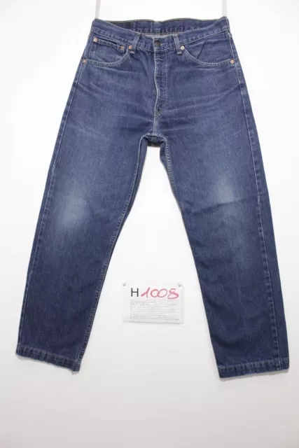 Levi's 521 Boyfriend Gebraucht (Cod.H1008) Tg.48 W34 L34 Vintage Jeans Verkürzt