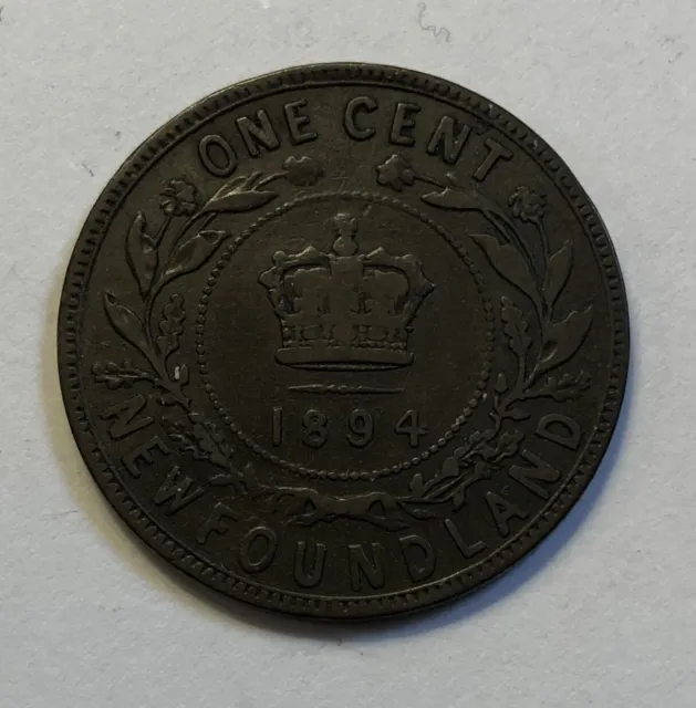 1894 Newfoundland One Cent Penny