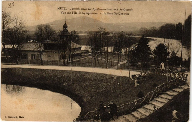 CPA AK METZ Ansicht nach des Symphorieninsel und St-QUENTIN Vue sur (650936)