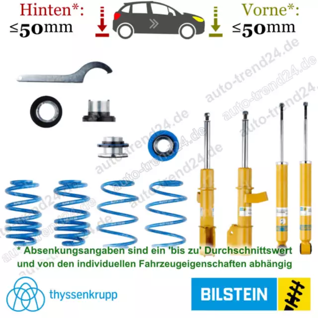 B14 Fahrwerk 30-50mm, 20-50mm Tieferlegung ua.: Renault Twingo III BCA BCM 14-24