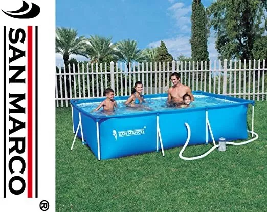 Piscina Fuori  Terra Rettangolare FRAME 300x200x 75 Cm Mod Bestway