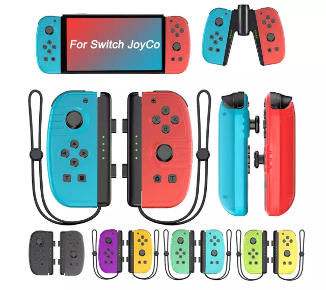 PAIRE DE JoyCon Pour Nintendo Switch Pro/Lite/OLED Console