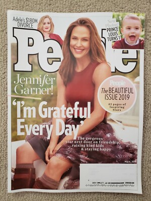JENNIFER GARNER, CHRIS Hemsworth Beautiful Issue People Magazine May