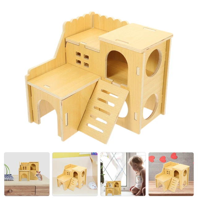 Meerschweinchen -Versteck Hamster Wood House Hamster versteckt Nest kleine