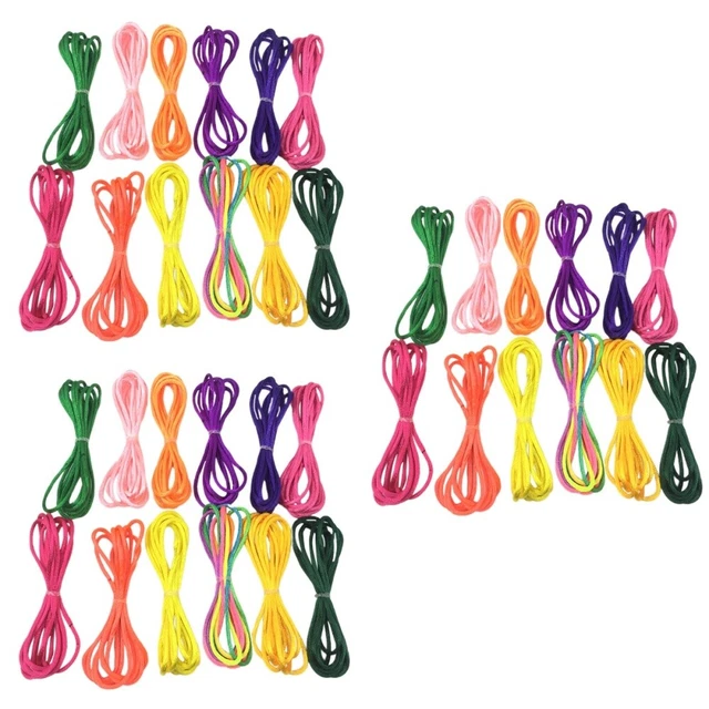 36 piezas Cuerda para dedo arco iris Cuerda para dedo fume Cuerda para dedo Divertido Juego de cuerda