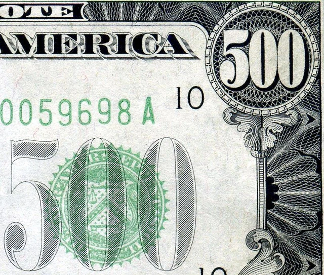 HGR SUNDAY 1934A $500 RARER Kansas City ((RARE Grade)) Appears Near UNCIRCULATED