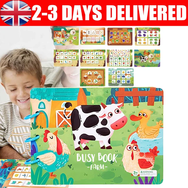 Montessori Quiet Book for Toddlers Montessori Busy Book Preschool Educational