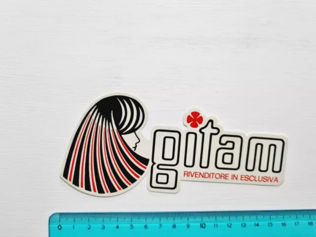 Autocollant Gitam Revendeur Exclusive Autocolant Vintage 80s Original