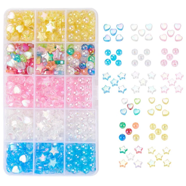 DIY Crafts Beads Connector Jewelry String Beads Loose Spacer Beads