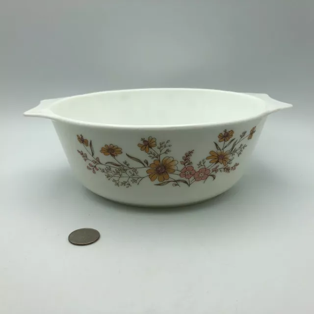 Cazuela de otoño vintage Pyrex Inglaterra Woodland Country O9