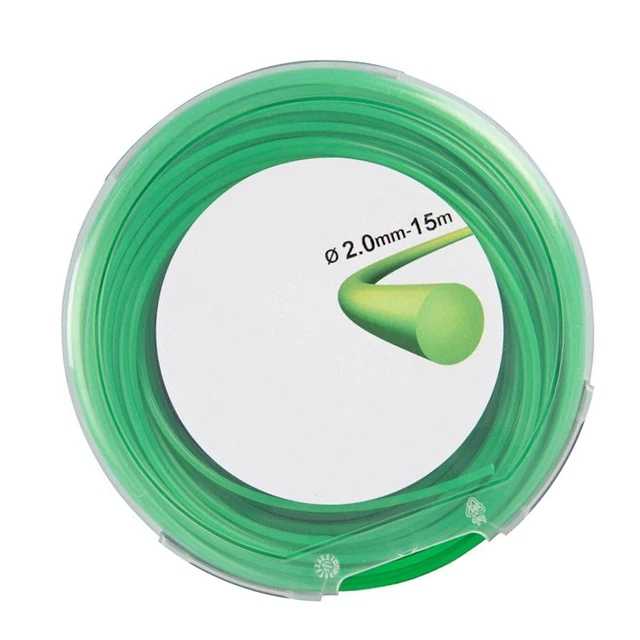 Mower Rope 15m*2mm Durable E-02705 DUR181 DUR182 Garden Power Tools Nylon