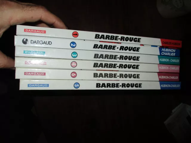 lot de 6 integrale  bd barbe rouge tomes 1 a 6 2