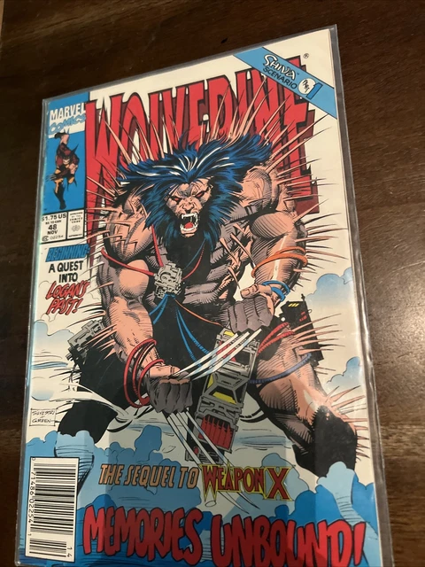 Wolverine #48 November 1991 Marvel Comic Book Vol 2 1st Appearance of Kestrel