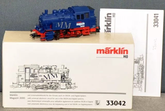 Märklin 33042 Tenderlok "märklin - magazin" blau  Delta/Digital neuwertig OVP_H0