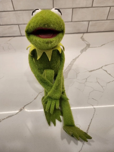 Vintage Plush Kermit the Frog #850 Jim Henson Muppet Doll Fisher Price Toy 1976