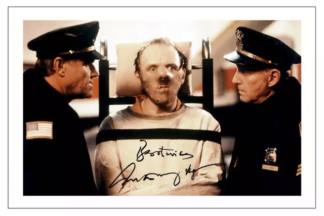 Anthony Hopkins Signed Autograph Photo Print Silence Of The Lambs