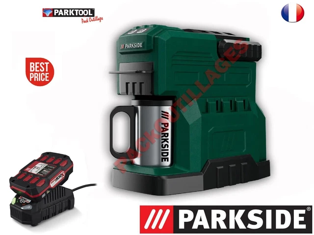 Cafetière De Chantier Parkside 20V – HS, Vendue Pour Pièces Détachées Uniquement