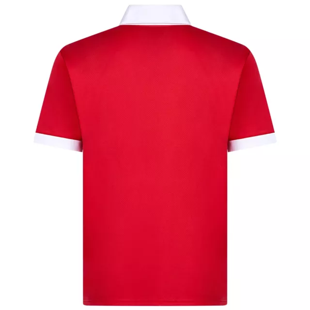 Herren Liverpool Fan Club Fußball Fan Fan kurzärmeliges Poloshirt Retro Shirt 2