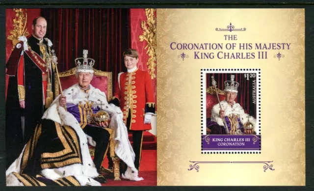 2023 The Coronation of His Majesty King Charles III - MUH Mini Sheet