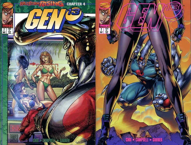 Gen13 #2 VF; Image | Wildstorm Rising - J. Scott Campbell - we combine shipping