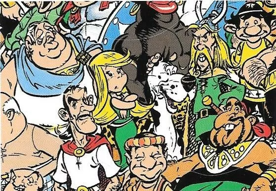 N°B - Asterix 60 ans d'aventures panini sticker vignette carte card figurina